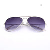 Fashion Gradient Rimless Sunglasses Frog Mirror